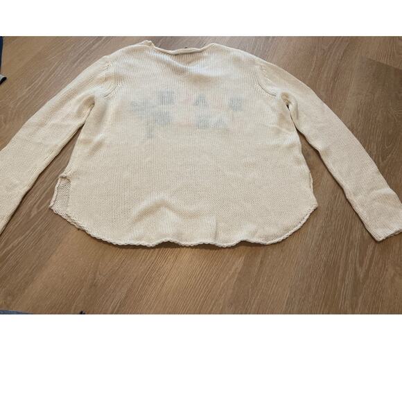 Simply Southern BUNDLE Pink Sun Kissed/Beach Babe Embroidered Vneck Sweater S/M - Picture 7 of 7